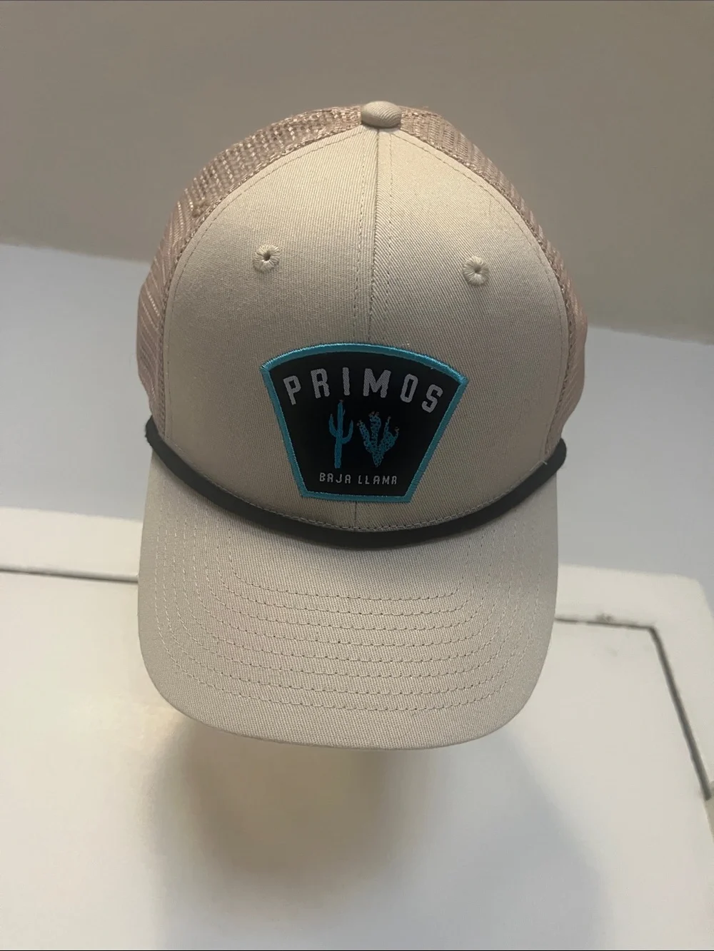 Primos Baja Llama Beige Trucker Hat